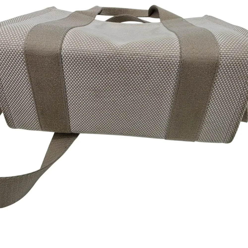 Lululemon Beige Two-Tone Canvas Mini Tote Bag 4.5L W/ Removable Adjustable Strap